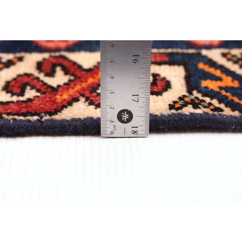 ECARPETGALLERY Hand-knotted Kayseri Vintage Red Wool Rug - 4'7 x 9'9