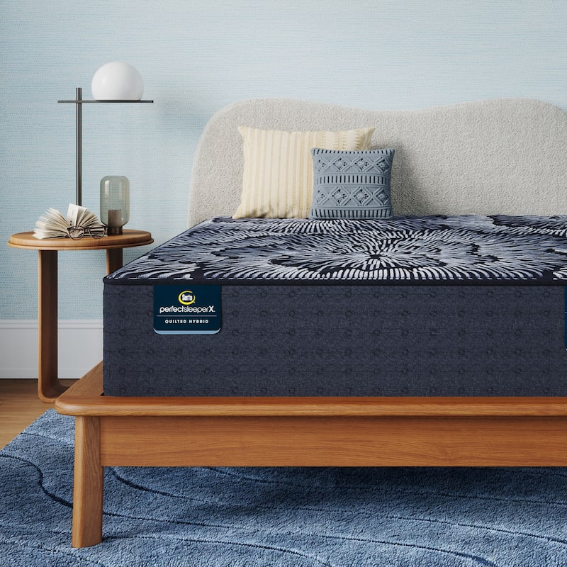 Serta Perfect Sleeper X Excelled 13.75" Hybrid Extra Firm Mattress Set