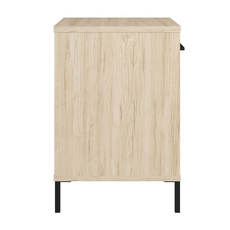 Bush Furniture Essence Bedroom Nightstand with Drawer and Storage