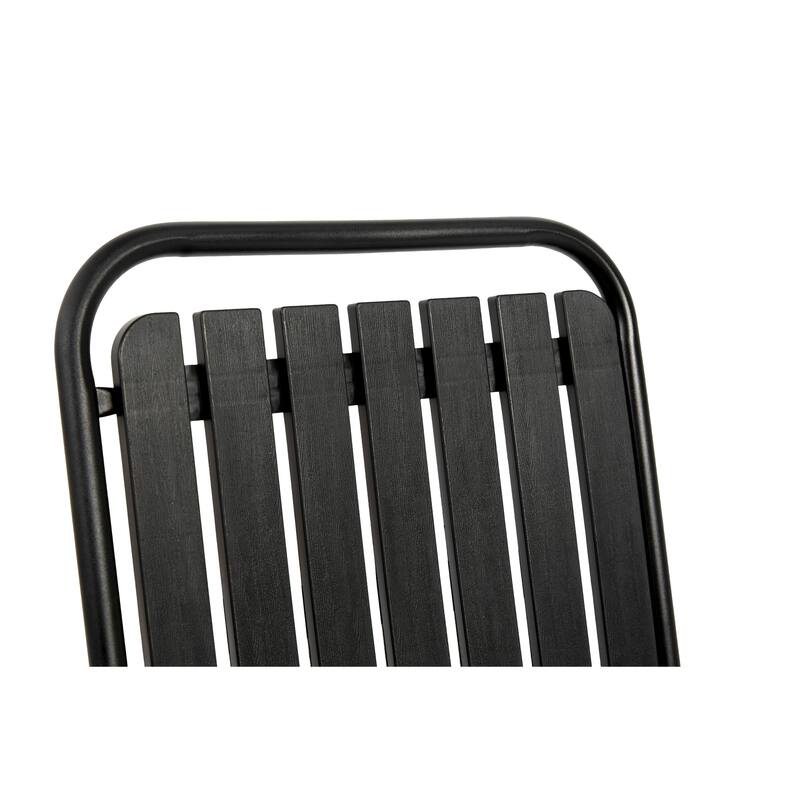 5-Piece Plastic chair and steel table Outdoor Dining Set, plastic Chairs and Table Set for Garden Patio