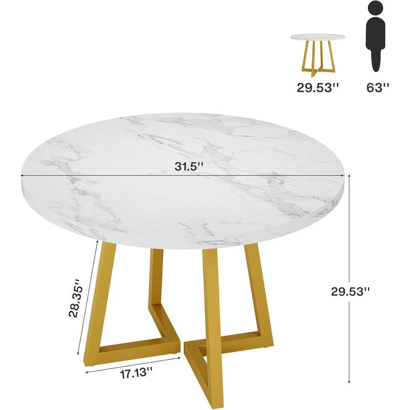 Square Dining Table Set, Industrial Dinner Table with Metal Base for Bar, Coffee Shop, Resturant