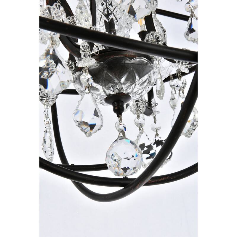 Royce Edge 4-Light Dark Bronze Pendant