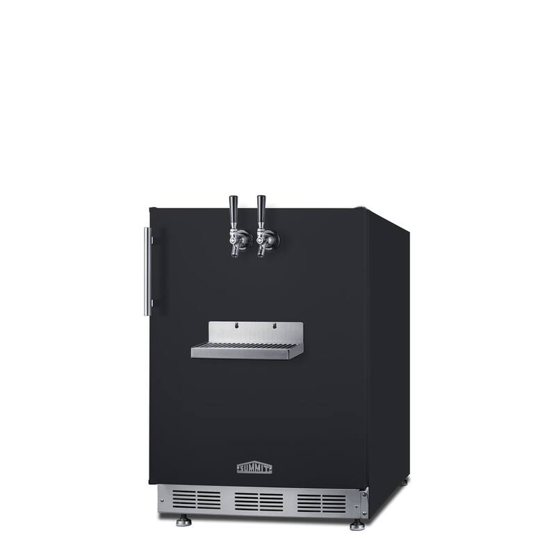 Summit SBCFRTPCF 24" Wide 5.3 Cu. Ft. Built-In Double Tap Coffee