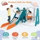 preview thumbnail 4 of 8, Costway 5-in-1 Toddler Slide Set with Basketball Hoop and Swing Baby - See Details