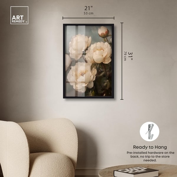dimension image slide 2 of 18, Blooms of Bygone Days I Farmhouse Decor Shadowbox Print by Art Remedy