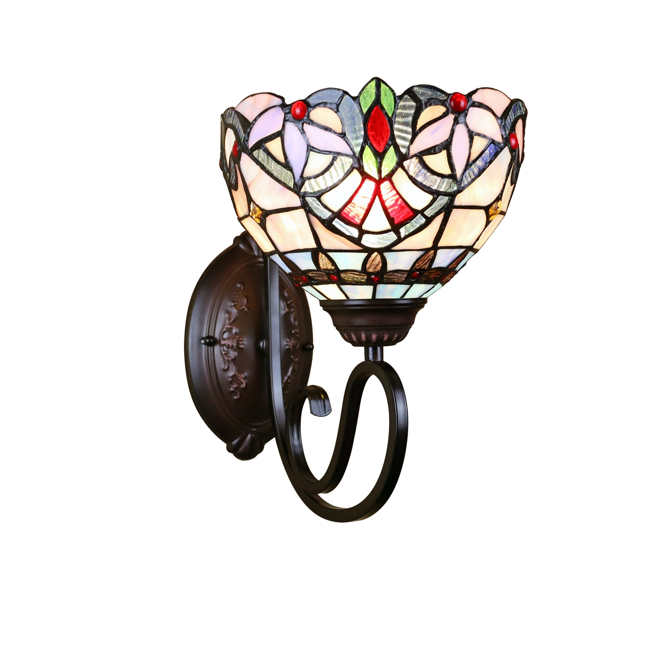 Victorian Design 1-light Blackish Bronze Wall Sconce - Blackish Bronze