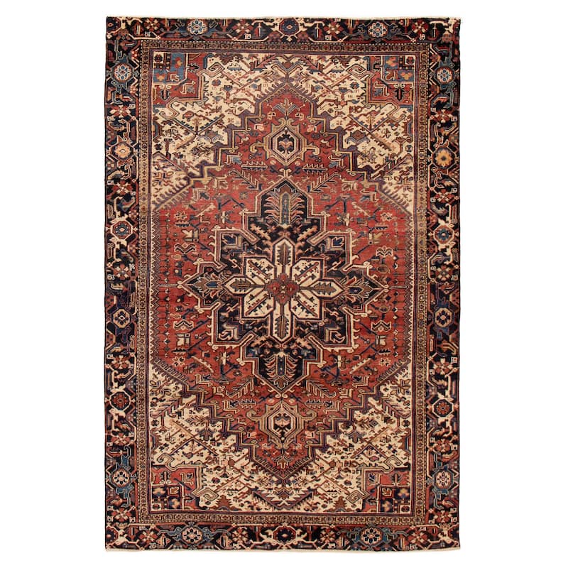 ECARPETGALLERY Hand-knotted Sarabi Dark Copper Wool Rug - 6'1 x 9'6 - Dark Copper - 6'1 x 9'6