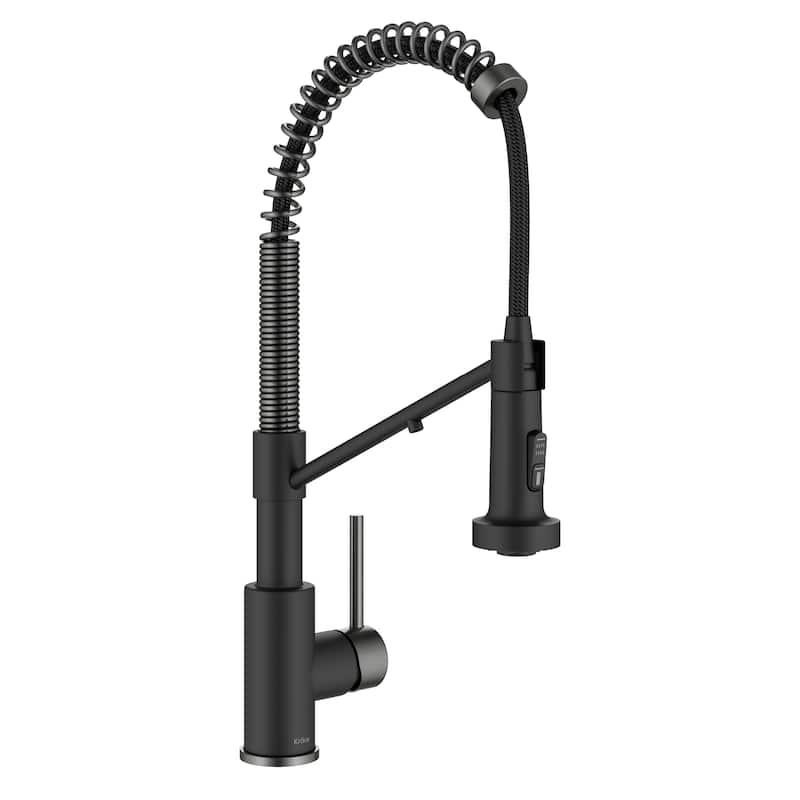Kraus Bolden 2-Function 1-Handle Commercial Pulldown Kitchen Faucet