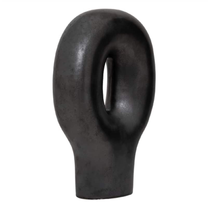 Orobie Metallic Tabletop Decoration - 13.75" - Black