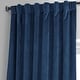preview thumbnail 112 of 165, Exclusive Fabrics Signature Plush Velvet Hotel Blackout Curtains (1 Panel) - Luxury Soft Drapery for Light Control & Elegance