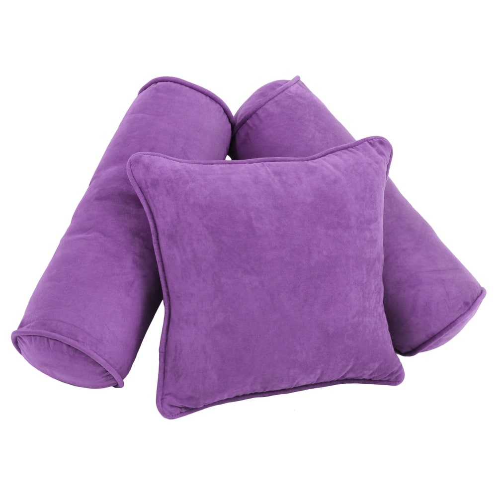 Blazing Needles Microsuede Pillow Package (Set of 3)