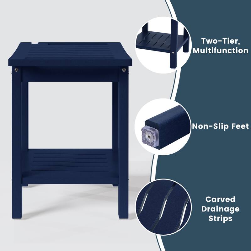 Anapolis Poly Shower Bench