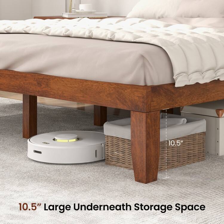 Queen Size 14" Wooden Bed Mattress Frame