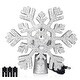 preview thumbnail 11 of 16, Yescom Christmas Tree Topper Star, 3D Snowflake Rotating Projector, LED Lights, Golden Star Xmas Décor - One-size