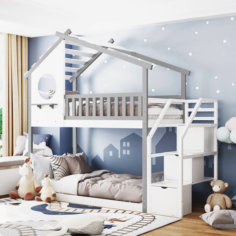 Twin-Over-Twin Bunk Bed