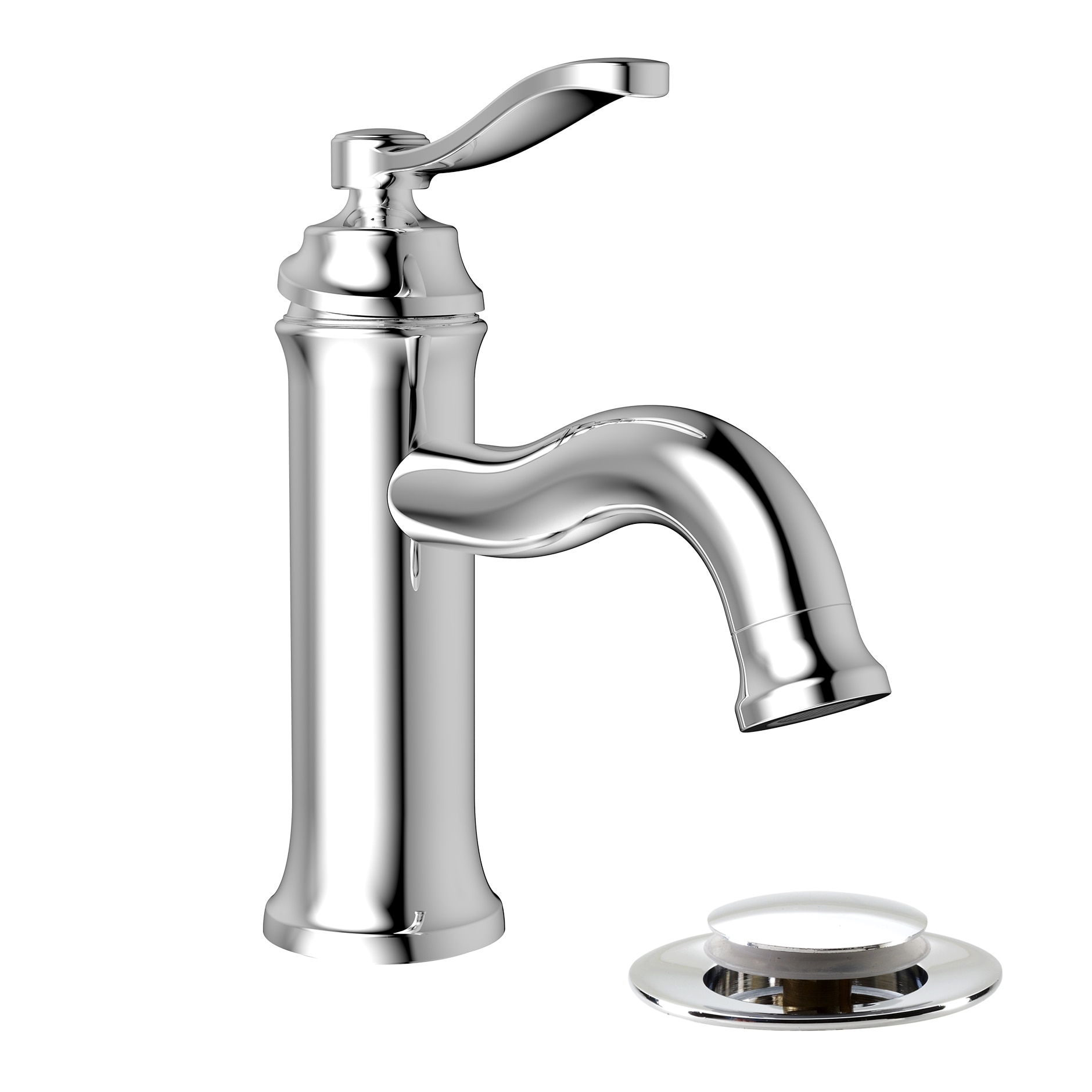 Shop Belanger Rus22 Single Handle Bathroom Sink Faucet With Drain Overstock 28899367