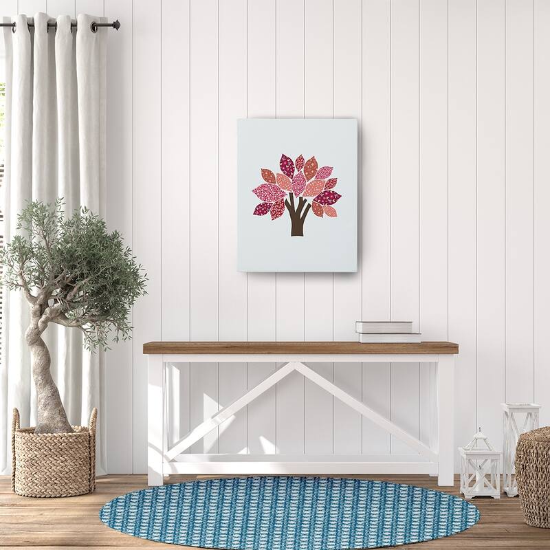 Rattan Geometric Rug