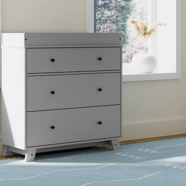 pebble grey nursery dresser Haven 6 Drawer Dresser with Interlocking Drawers main image 0