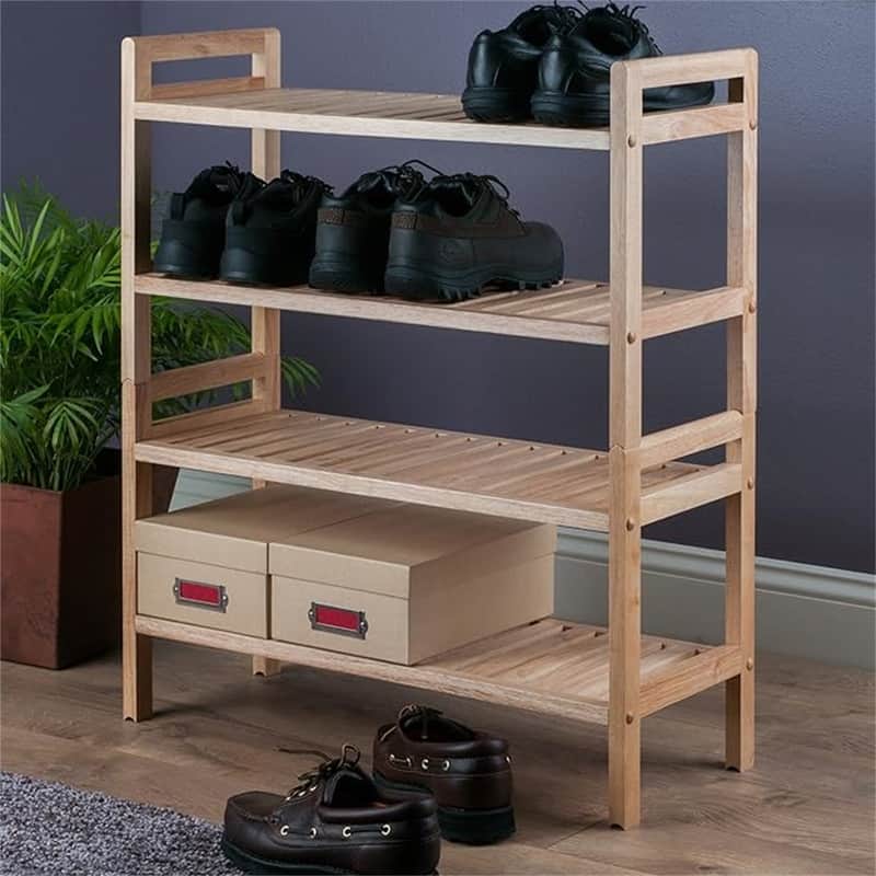 Mercury Shoe Rack - 10.71"D x 27.24"W x 32.01"H