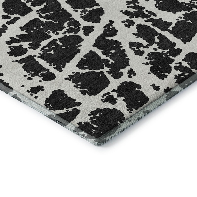 Premium Washable Super Soft Modern Crackle Mayfield Rug