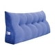 preview thumbnail 113 of 182, WOWMAX Large Reading Wedge Headboard Pillow for Bed Rest Back Support