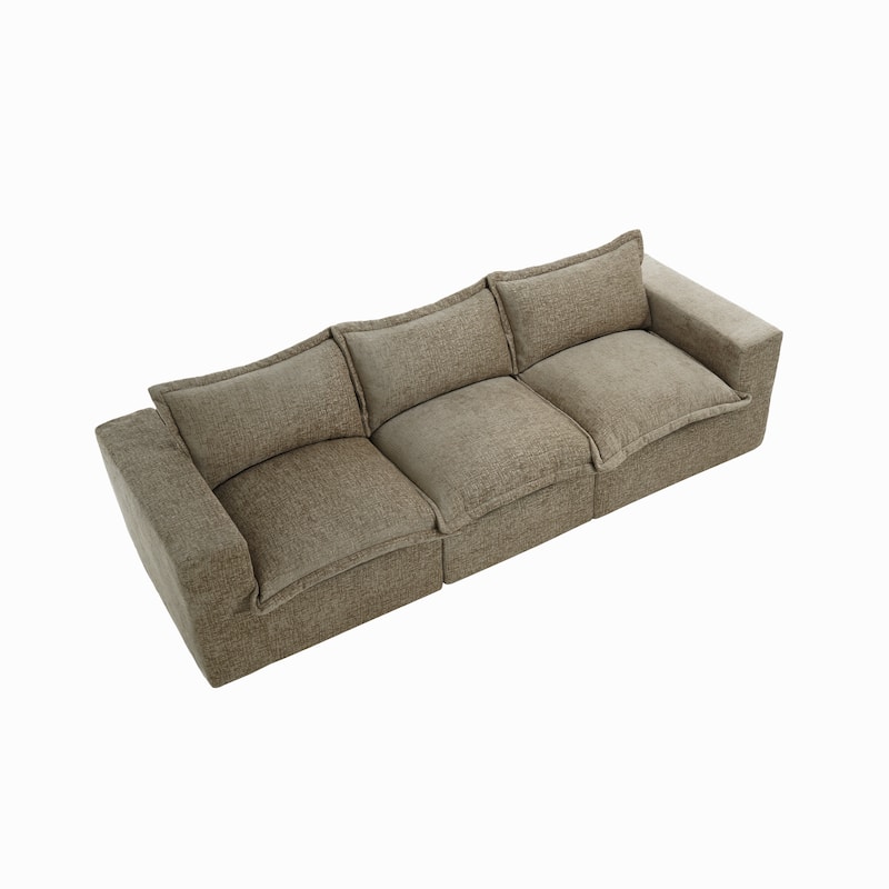 Comfy Cloud Couch Plush Modular Sectional Sofa For Living Room