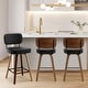 preview thumbnail 135 of 199, 26"/29" Swivel Bar Stools/ Counter Stools with Bentwood Legs