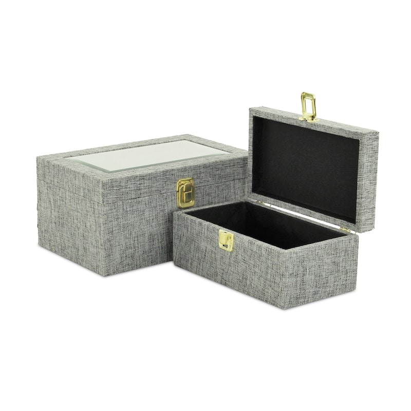 Canter Isle Linen Decorative Box Set