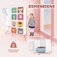 preview thumbnail 67 of 68, Kids Wardrobe Closet with Hanging Section and Cute Doors