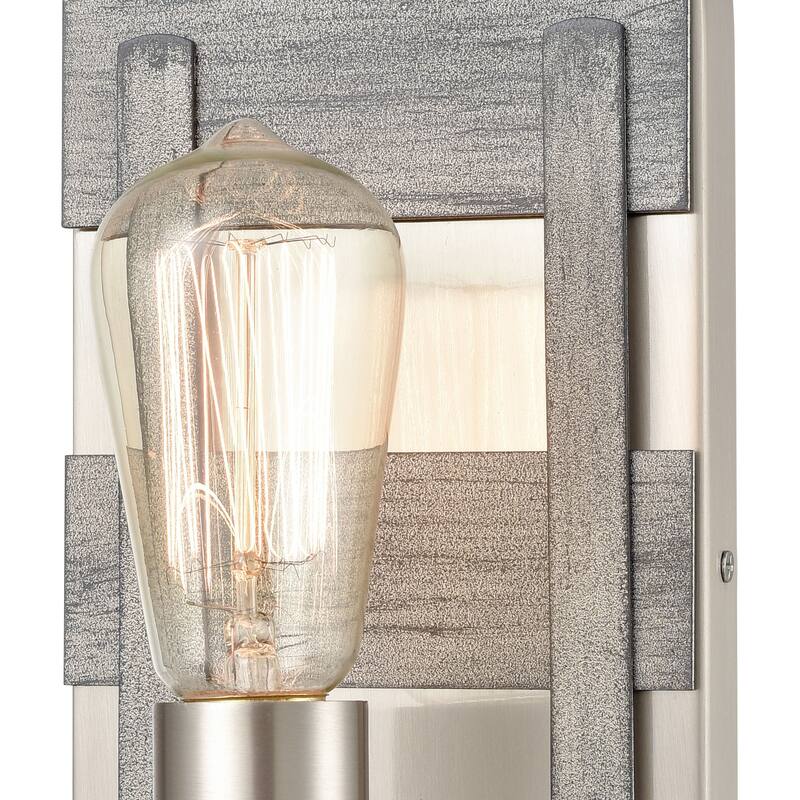 Elk Home Brigantine Satin Nickel Metal 1 Light Vanity Light
