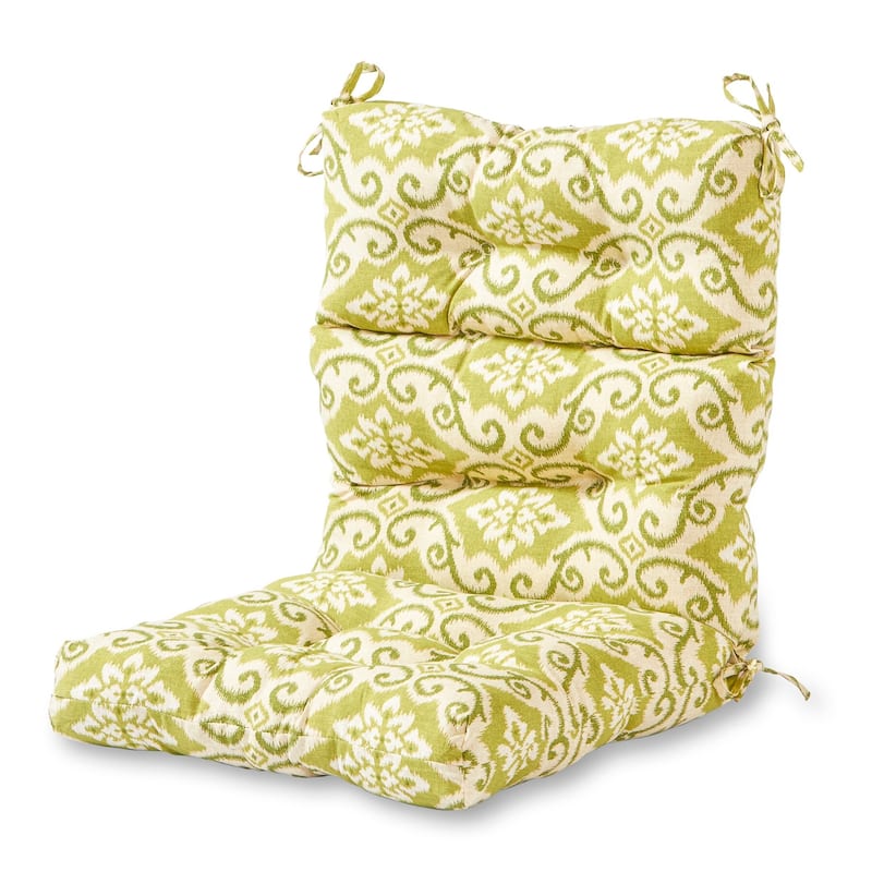 Shoreham Ikat 44x22-inch Outdoor High-back Chair Cushion (Cushion Only)