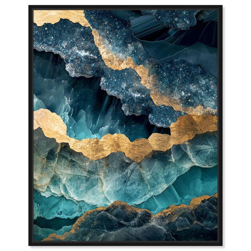 Power Edge II Canvas by Art Remedy - Black - 24" x 30"