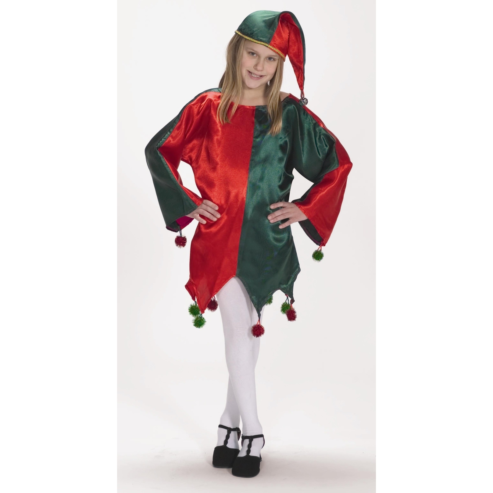 red and green christmas dress
