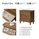 preview thumbnail 10 of 49, Muriel Farmhouse 3 Drawers End Table with Built-In Outlets nad Pull-out Shelf Set of 2 by HULALA HOME