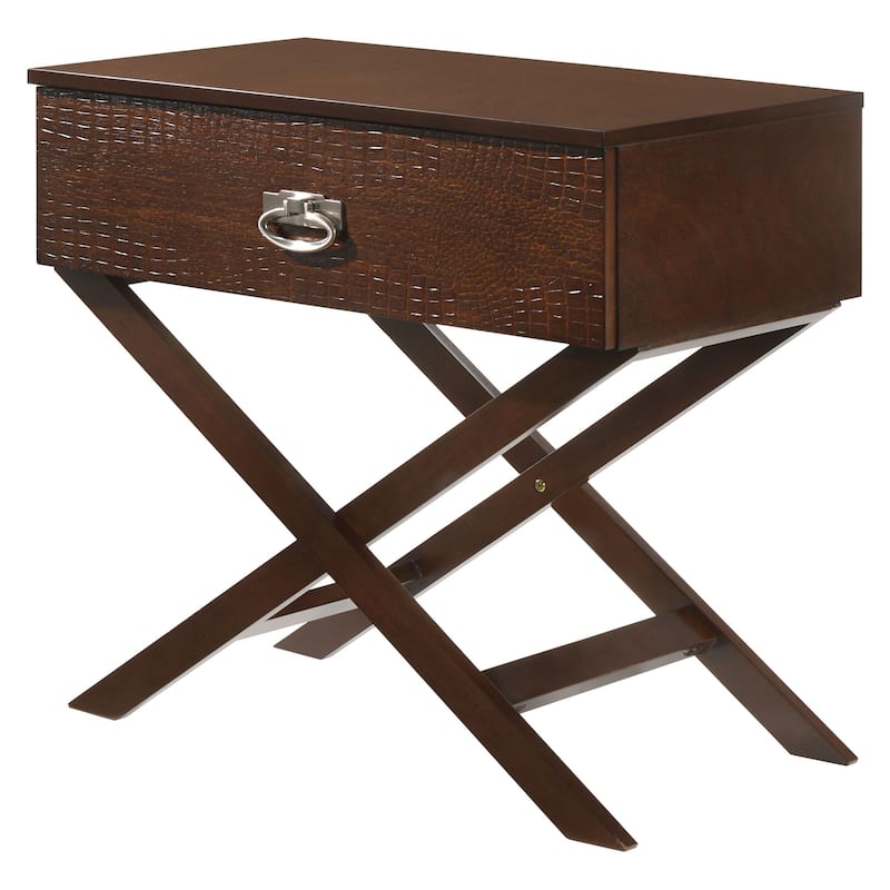 Xavier 1-drawer Nightstand - Cappuccino