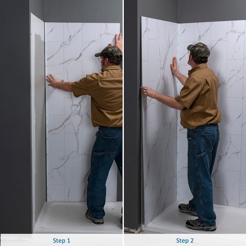 Palisade Shower Surround Kit with Accessories
