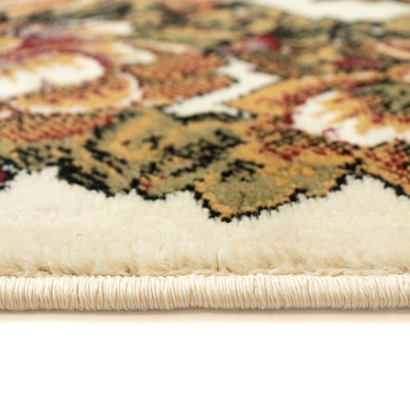 Liora Manne Aurora Aubusson Indoor Rug Ivory 5'3"' x 7'6"