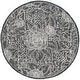preview thumbnail 26 of 26, SAFAVIEH Handmade Ebony Marian Modern Floral Wool Rug 6' Round - Black/Ivory - Round