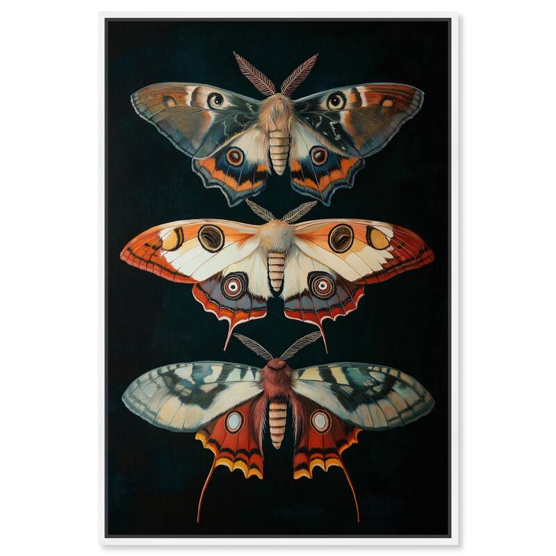 Void's Vivid Visitors Canvas by Art Remedy - White - 16" x 24"