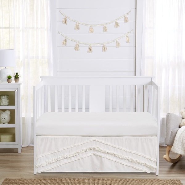 Solid inhabitant Ivory Cotton Crib