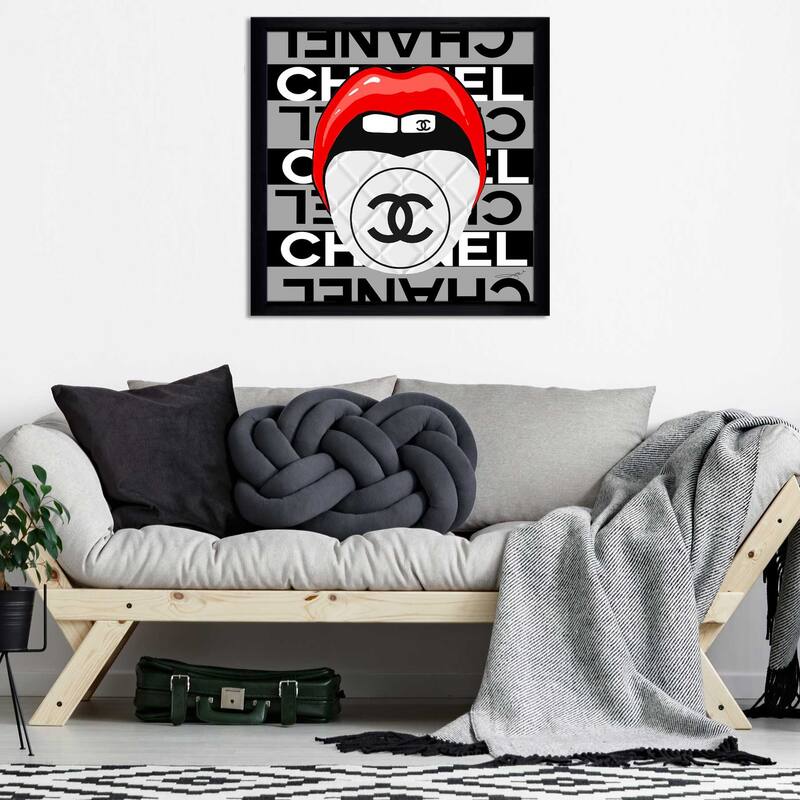 "Chanel Tongue" by Jodi Print on Acrylic