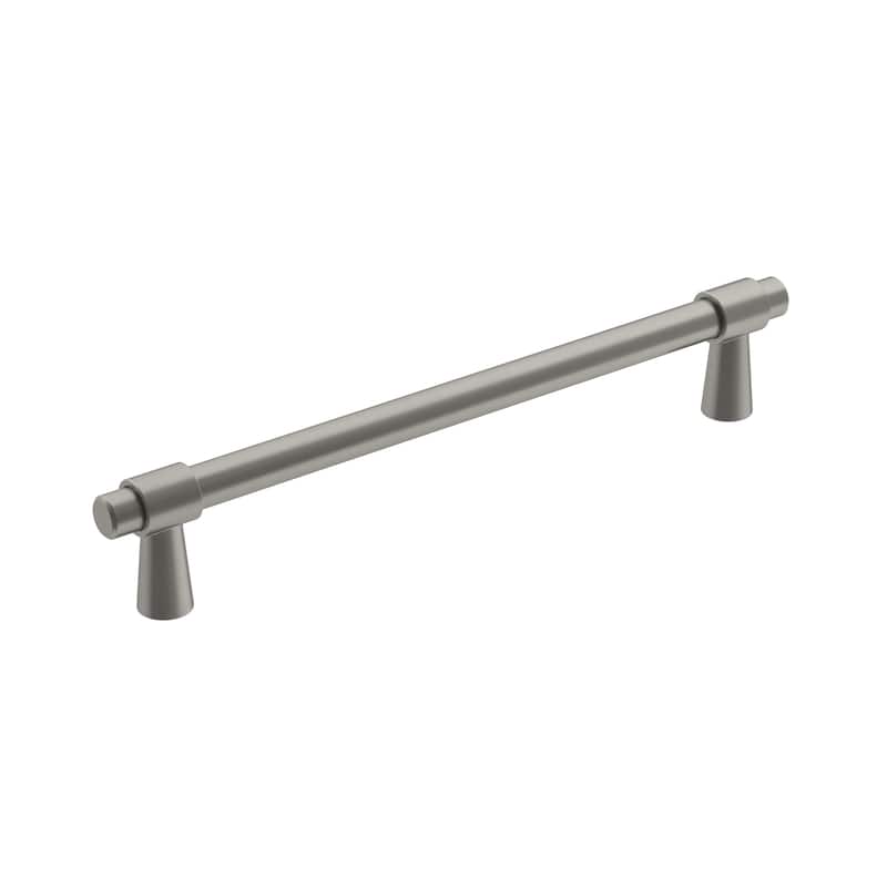 Amerock Destine Cabinet or Furniture Pull - 6-5/16 in Center to Center - Satin Nickel