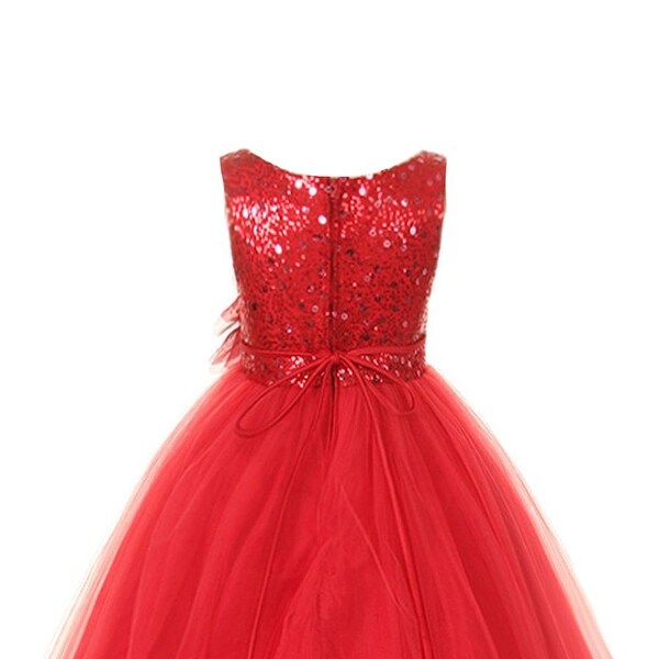 big girl red dress
