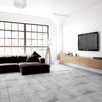 Sierra 12x24 White Matte Porcelain Tile - Floor, Wall - Large Format