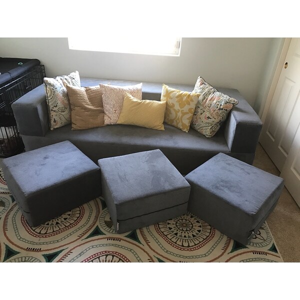 Clay Alder Home Claiborne California King Convertible Sleeper Clay Alder Home Claiborne California King Convertible Sleeper Sofa And Ottomans Free Shipping Today 10704078