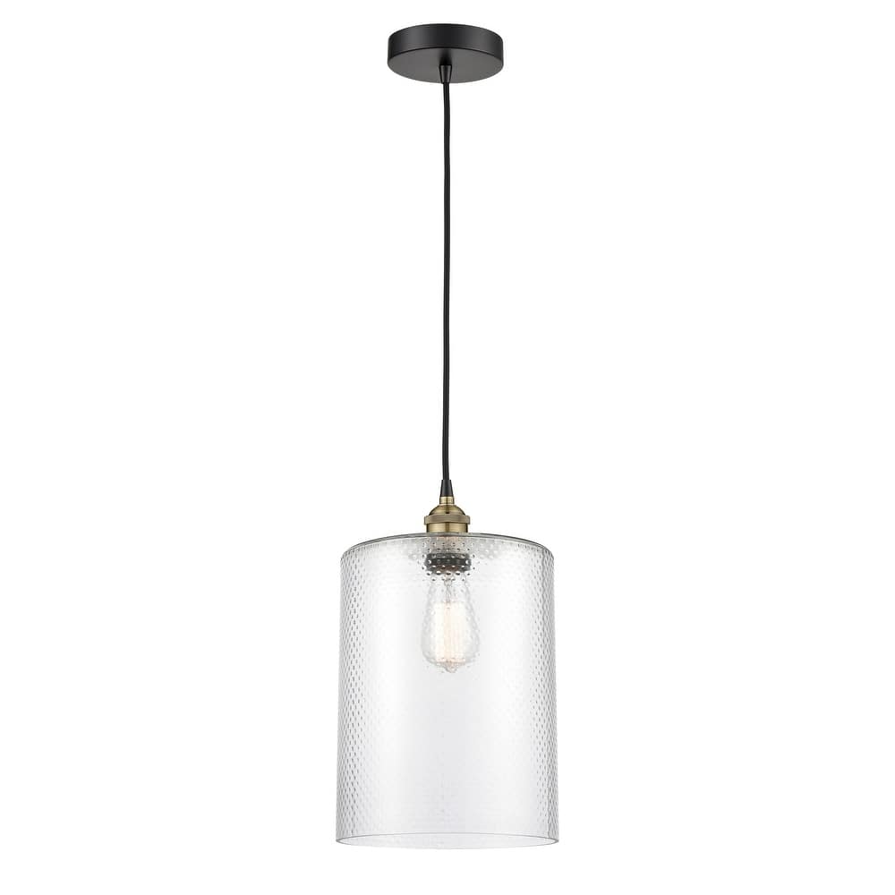Innovations Lighting Cobbleskill - 1 Light 9" Cord Hung Mini Pendant