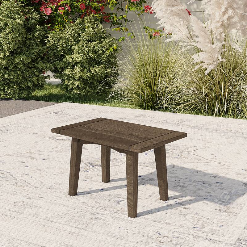 Outdoor Wooden Side Tables Sectional Furniture - Teak-Tea Table Stool