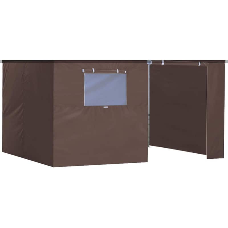 Aeocia Full Zippered Walls for 10x15 Easy Pop Up Canopy Tent 4 Sidewalls ONLY
