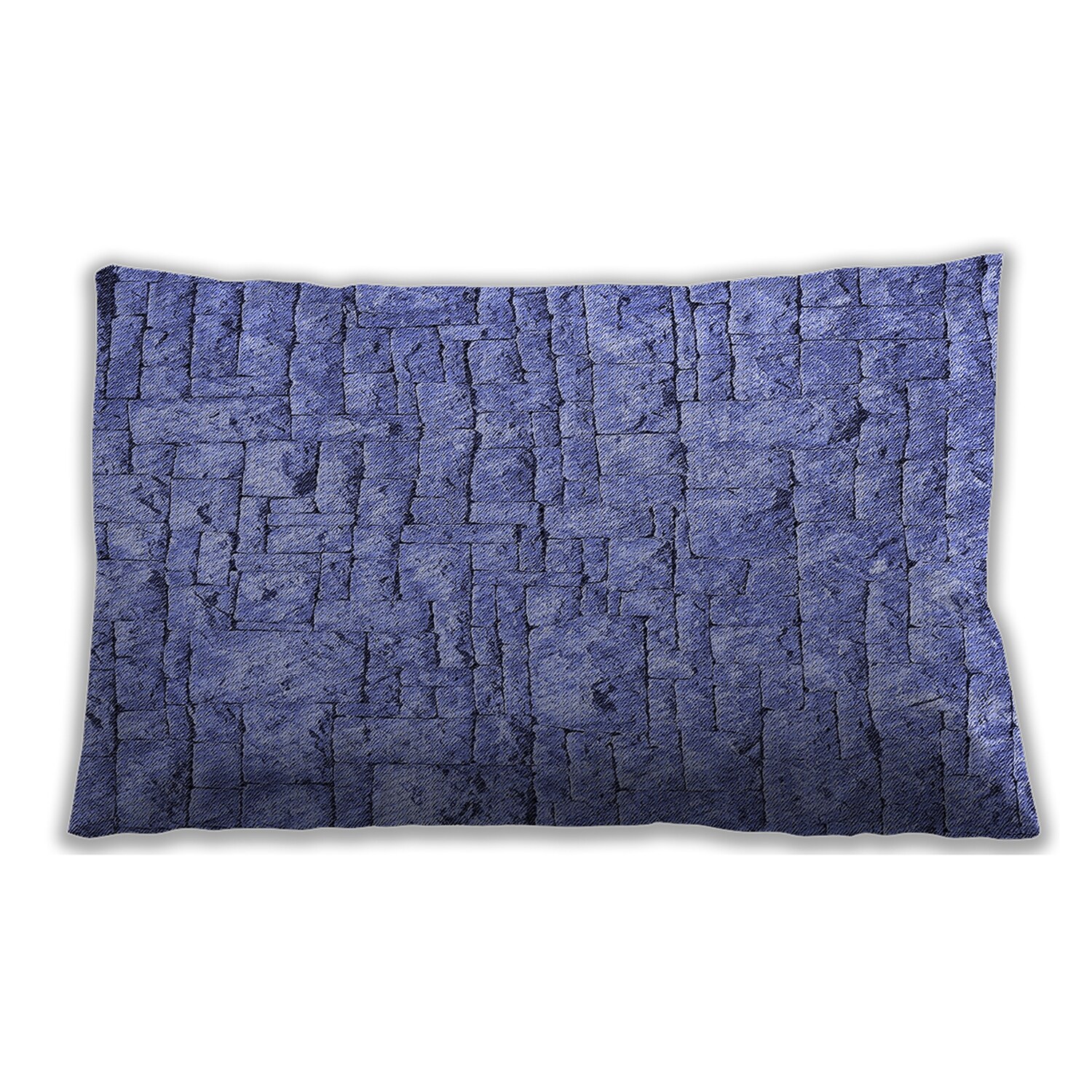 Sky blue throw pillow top