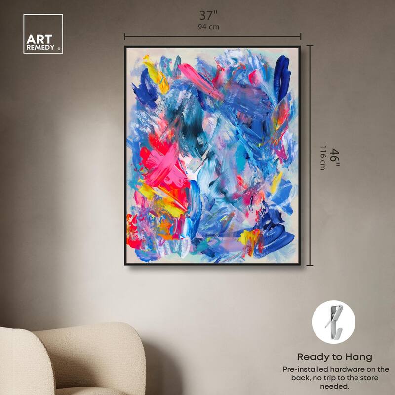 Colorburst Mirage Canvas by Art Remedy